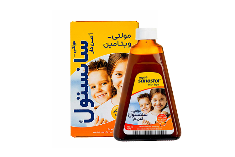 شربت مولتی ویتامین آهن دار سانستول